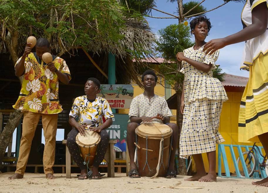 Garifuna performers in Belize | CREDIT: image by Roijoy at iStock (RESIZED version 3)
